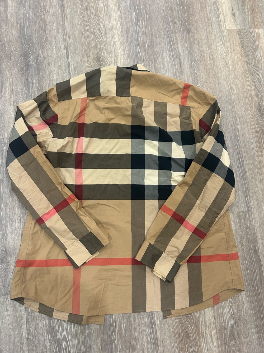 Burberry Brit Nova Check Plaid Button Down Shirt Mens XLarge - Picture 7 of 7